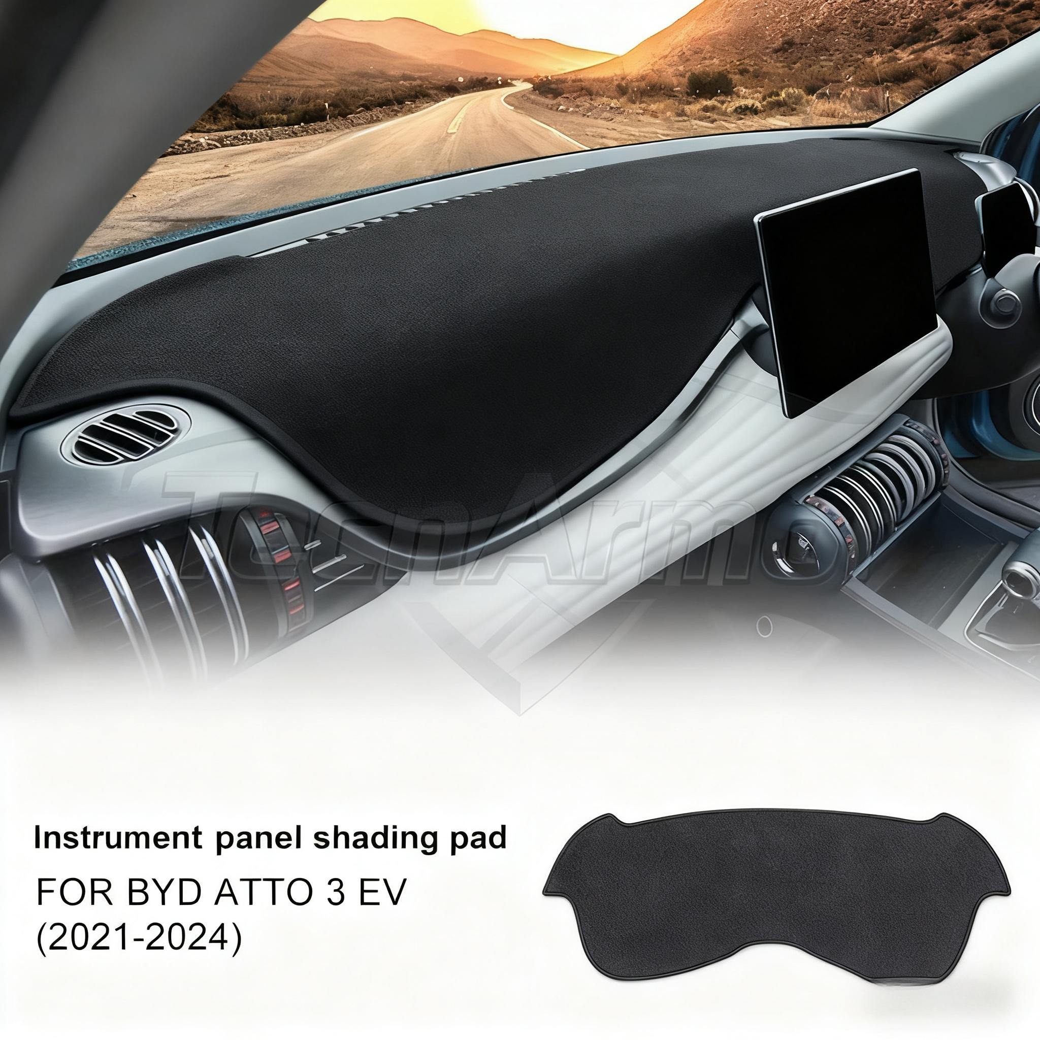 Car Dashboard Cover Pad For BYD Atto 3 Yuan Plus -24 Sunshade Protector Anti-UV Dash Mats Non-slip Pads Interior Accessories LHD