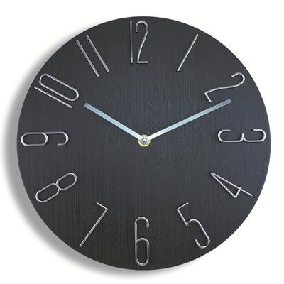 30cm 12inch Wall Clocks Living Room Silent Brief Wall Clock Nordic Fashion Wall Watch No Second Hand Simple Quartz Clock