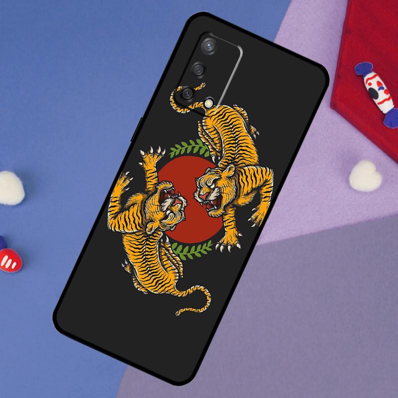

Tiger Red Sun Japan Art Case For Oppo A17 A60 A40 A80 A16 A76 A96 A98 A58 A78 A18 A38 A57 A74 A54 A94 A15 A5 A6 Pro OPPO A78 4G