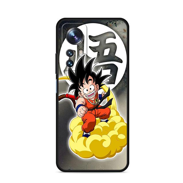 Dragon G-Gokus Handyhülle für Xiaomi Mi A2 Lite 10S 9T 10T 11T 9 SE Note 10 Pro 12X 11 Lite 10 5G 12 Silikon Schwarz Weiche Hülle