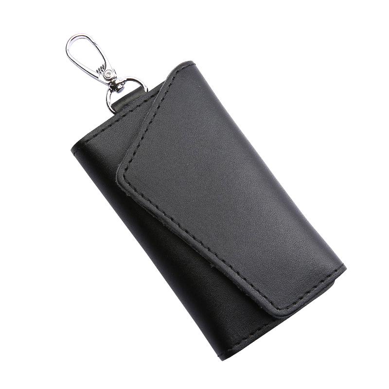 Genuine Leather Keychain Bag Men Women Key Holder Organizer Pouch Car Key Bag Simple Housekeeper Key Case Gifts Mini Card Bag