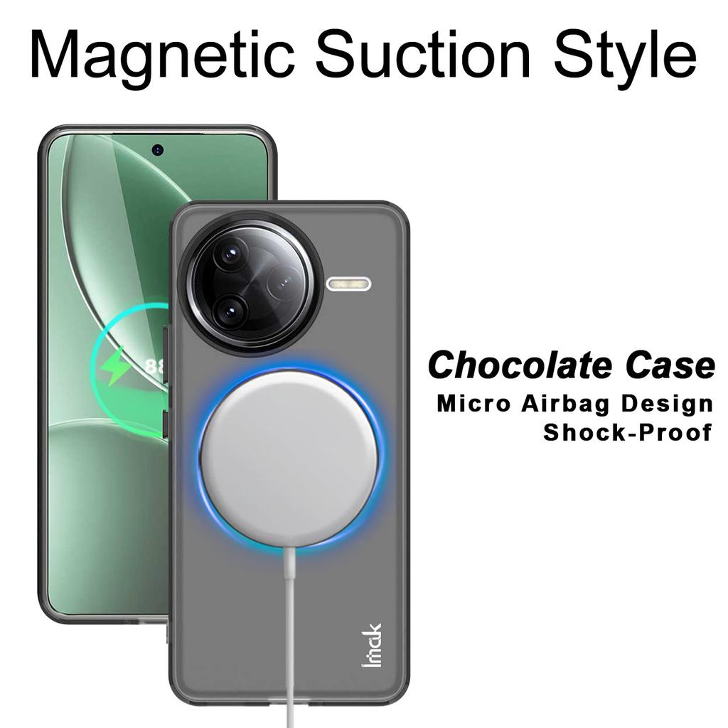 For Redmi K80 Pro 5G Phone Case IMAK Chocolate Magnetic Case