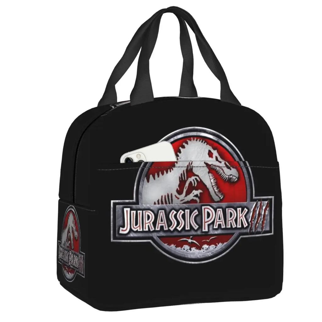 Jurassic World Dominion Brotdosen für Frauen Jurassic Park Kühltasche Thermische Lebensmittelisolierte Lunchtasche Schulkinder Schüler