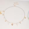 Metal Starfish Shell Imitation Pearl Waist Chain For Women Men Beach Fashion Summer Vacation Sea Star Belly Chain Body Jewelry