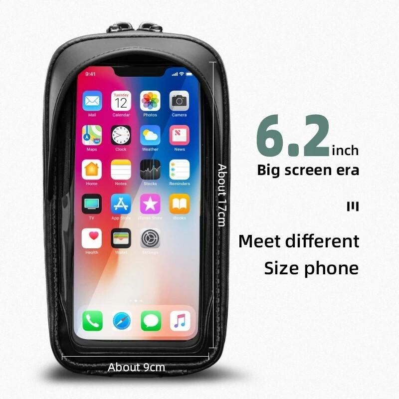 Bicycle Bag Waterproof Touch Screen Cycling Bag Top Frame Tube Bag MTB Road Bike Bag Phone Case Bike Accessories