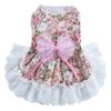 25 years old new sweetheart princess dress cross-border pet teddy dog cat bow gauze dress evening dress