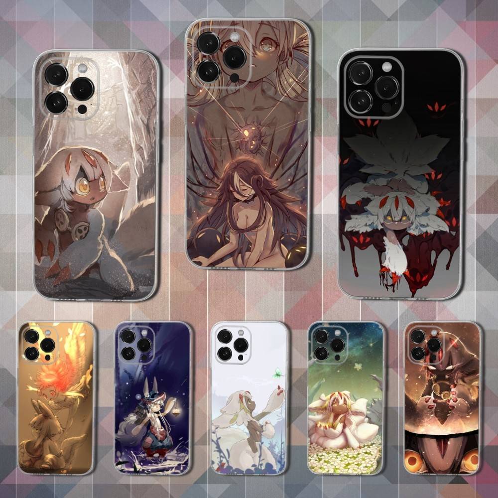 MADE IN ABYSS F-Faputa Phone Case For iPhone 16,15,14,13,12,11 Pro,Max,Plus,X,XS,XR,SE,Mini Transparent Soft Cover