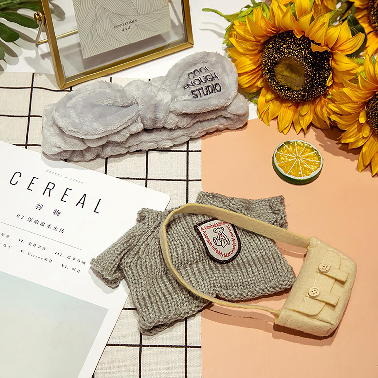 

(H0826)30 см аксессуары для кукол D-uck плюшевая кукольная одежда Кукольная одежда съемная одежда шляпа костюм аксессуары для плюшевых игрушек