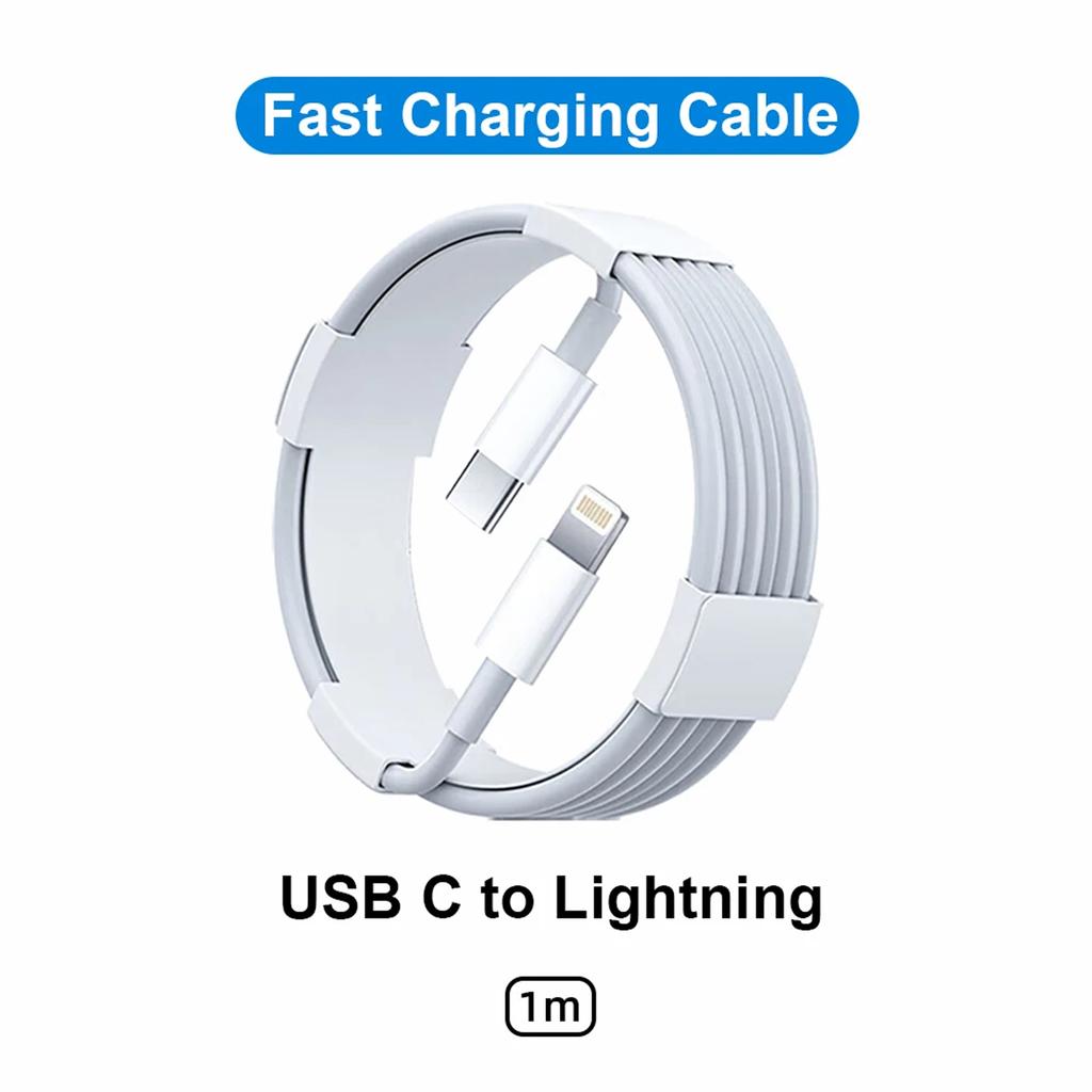 Xiaomi 5-1pcs 30W Fast Charging Cable Foe iPhone 13 12 11 14 Pro Max Mini USB C Cable For X XR XS MAX 7 8 14 Plus 6