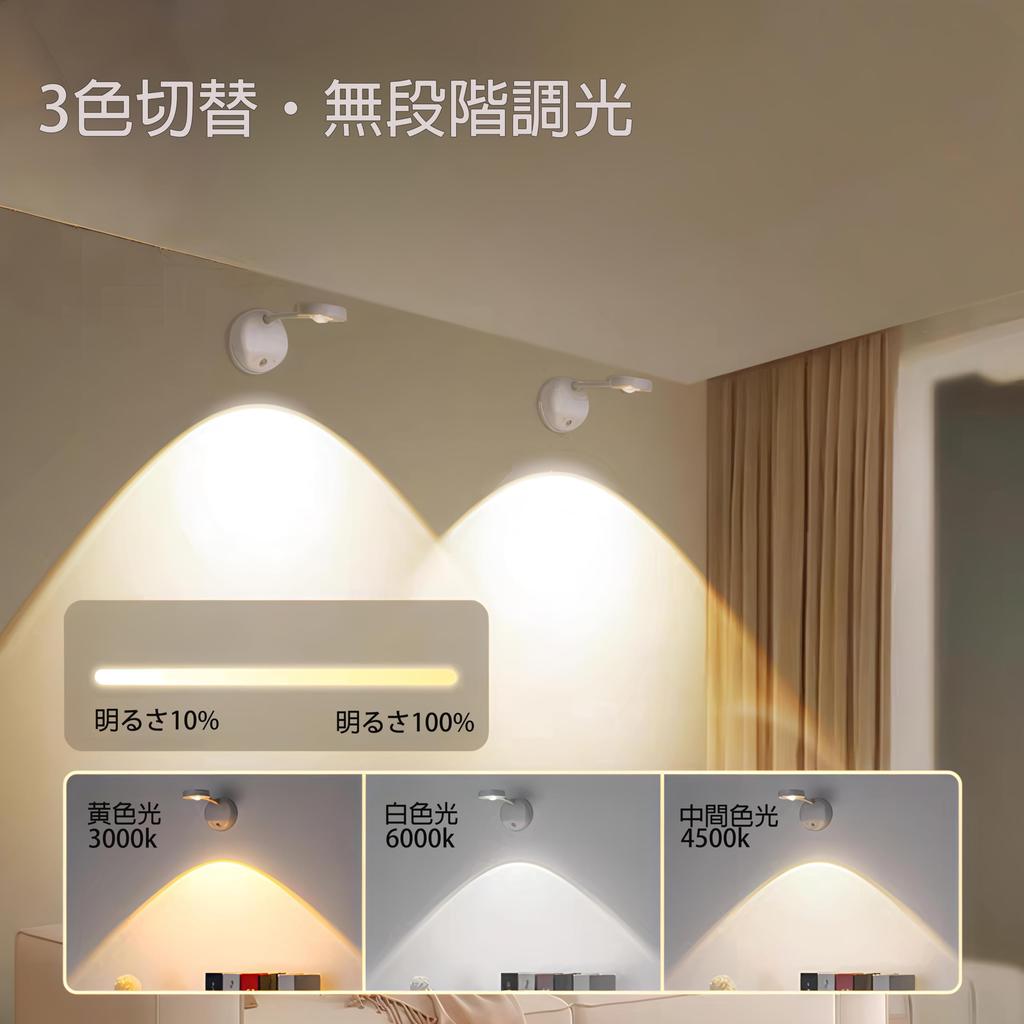 LADWOKFI Indirect Motion Sensor Indoor 1200mAh 3 Stepless Remote Control Wall No Installation Bracket Wall for Decorative Light Lighting, Stylish,