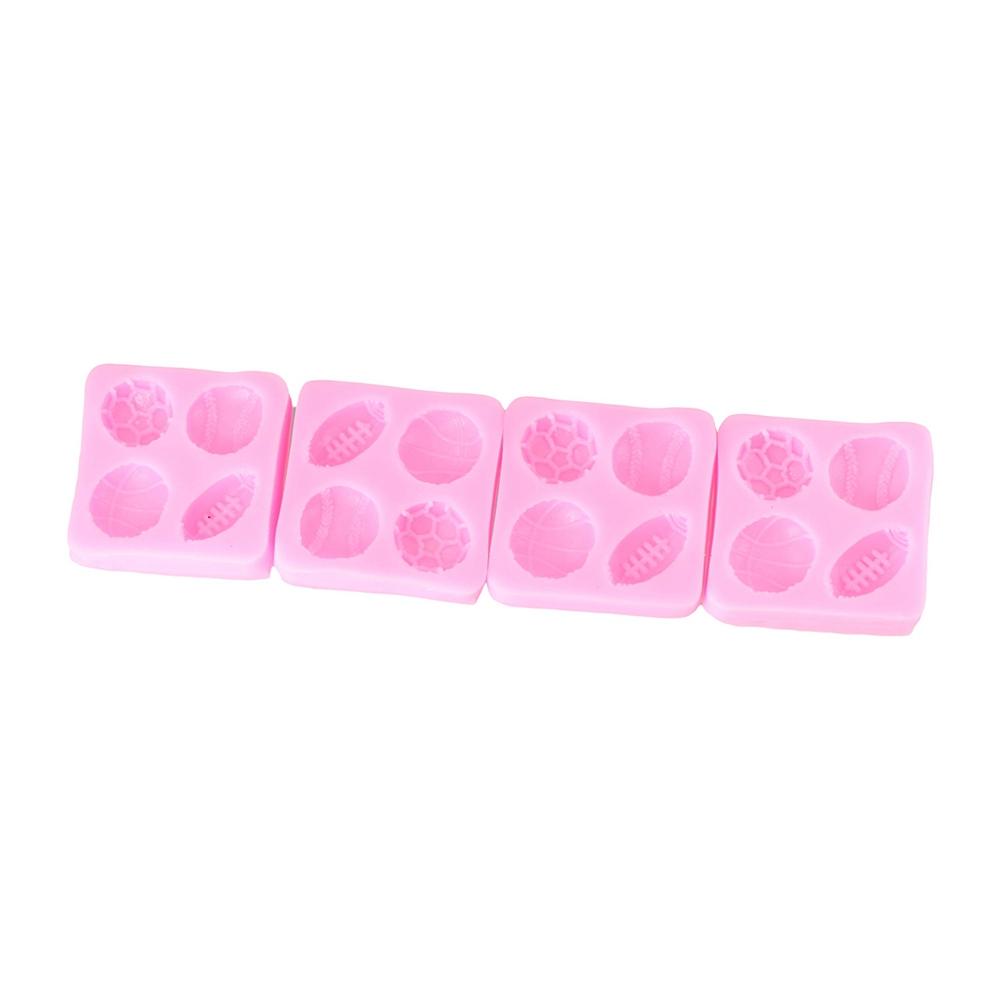 Bakeware Basketball Candle Rugby Fondant Chocolate Making Fondant Mold Baking Tool Cake Decoration