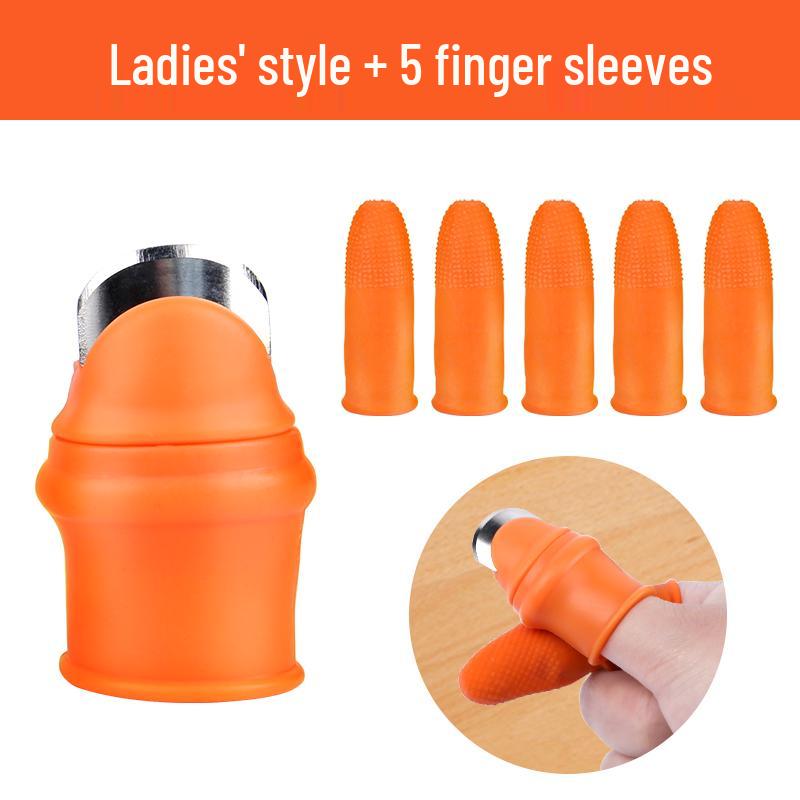 Stainless Steel Thumb Knife for Vegetable, Tea, and Garlic Peeling