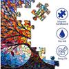 PICKFORU Stained Glass Puzzle Tree of Life Puzzle for Adults 1000 Pieces Impossible Hard Difficult C