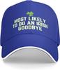 Most Likely To Do An Irish Goodbye Baseball Cap Funny St Patricks Day Polyester Adjustable Cap