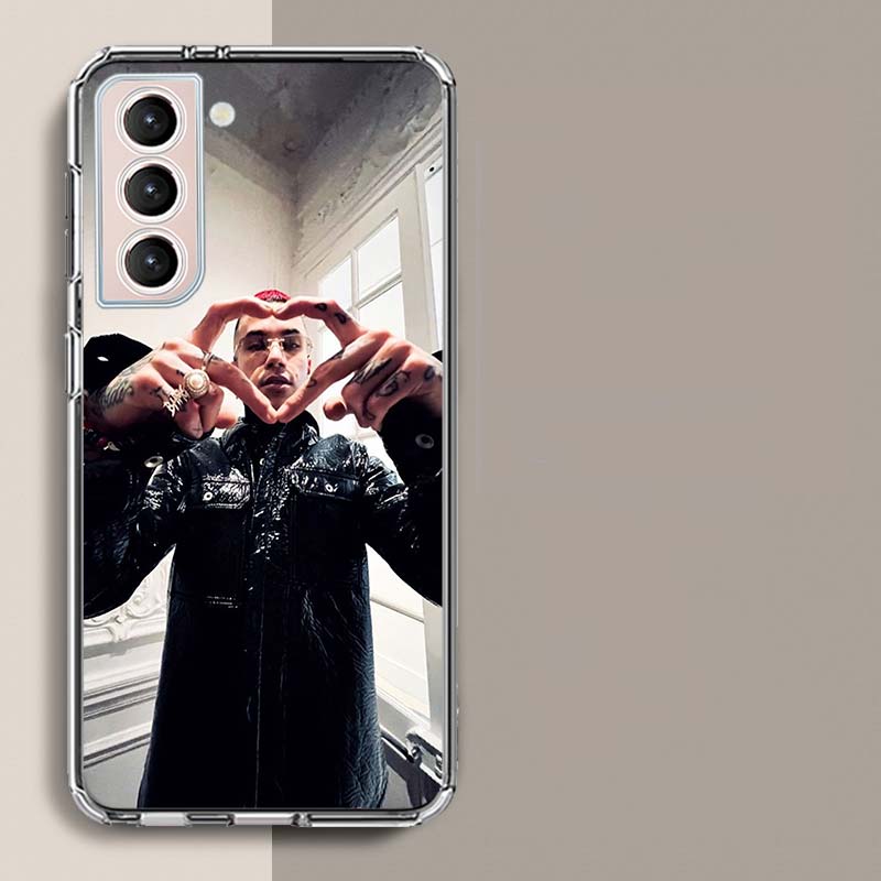Rapper Sfera Ebbasta Phone Case For Samsung Galaxy S25 Edge S24 S23 FE S21 S20 S10 Plus S22 S26 Ultra Cover Clear Cases TPU Capa