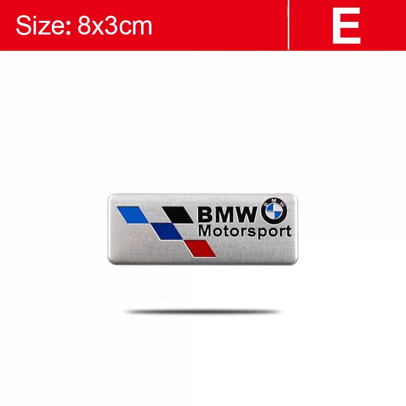 1 Peça Adesivos Metálicos 3D Decalque para Carroceria e Porta-malas Para BMW Performance F10 F30 E46 E90 E60 G30 F20 X5 E70 E39 E36 E87 X7 E92 E91 E28 X3