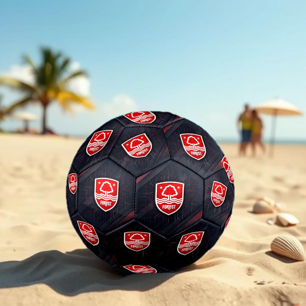 Nottingham Forest Size 5 Football High Elastic Soccer Ball For Outdoor Competition Daily Training Play