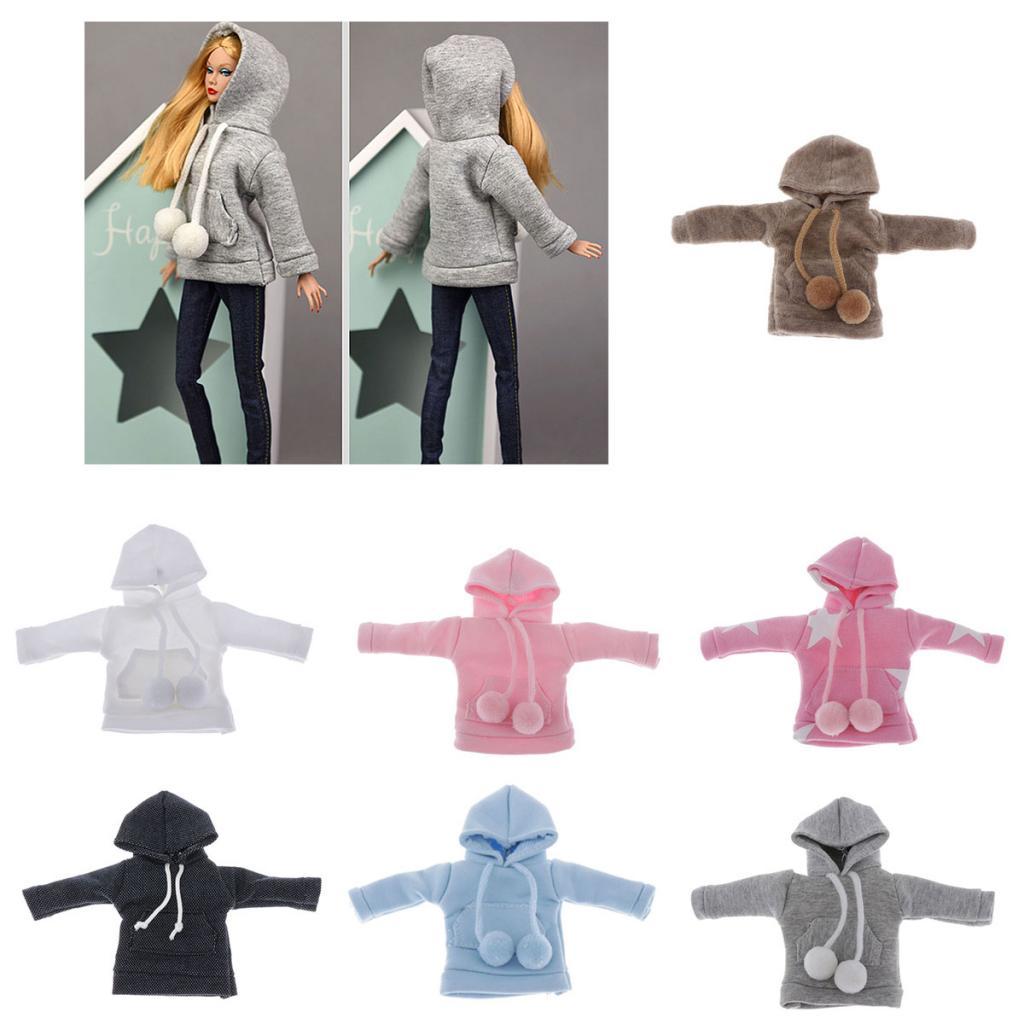 12inch Doll Hoodie Pullover Outfits Handmade Sweatshirt for Blythe Dolls Children’s Birthday Gift Accessories