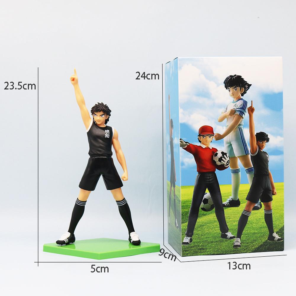 Captain Tsubasa Anime Figure Ozora Tsubasa Action 18cm PVC Hyuuga Kojirou/Wakabayashi Genzou Figurine Collection Model Toys