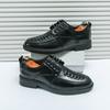 Fashion New Business Men's Leather Shoes Elegant and High-quality Styles Party and Daily Work Outdoor Thick Soled Shoes 38-46 Hot