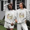Women's Casual Autumn Heavyweight Hoodie - Comfortable Loose Fit with Mid-High Neck and Long Sleeves, Trendy Cross-Border Style
