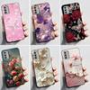 Etui do Nokia G42 Luksusowy Motyl Kwiatowy Silikonowe Miękkie TPU Tylna Pokrywa dla Nokia G42 G310 NokiaG42 G 310 NokiaG310 5G 2023 Etui