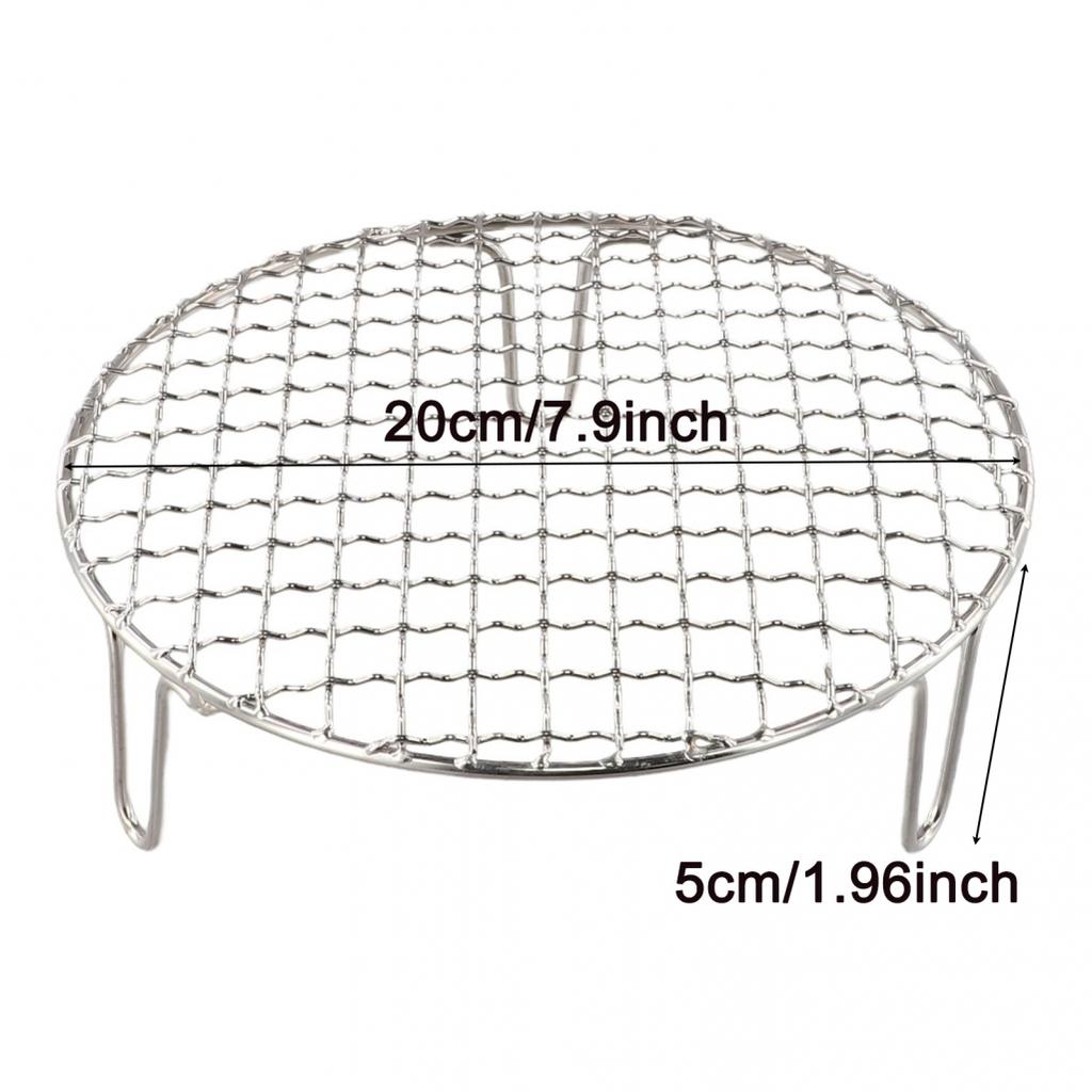 Πλέγμα μπάρμπεκιου από ανοξείδωτο χάλυβα με ομοιόμορφο πλέγμα για τα πόδια
