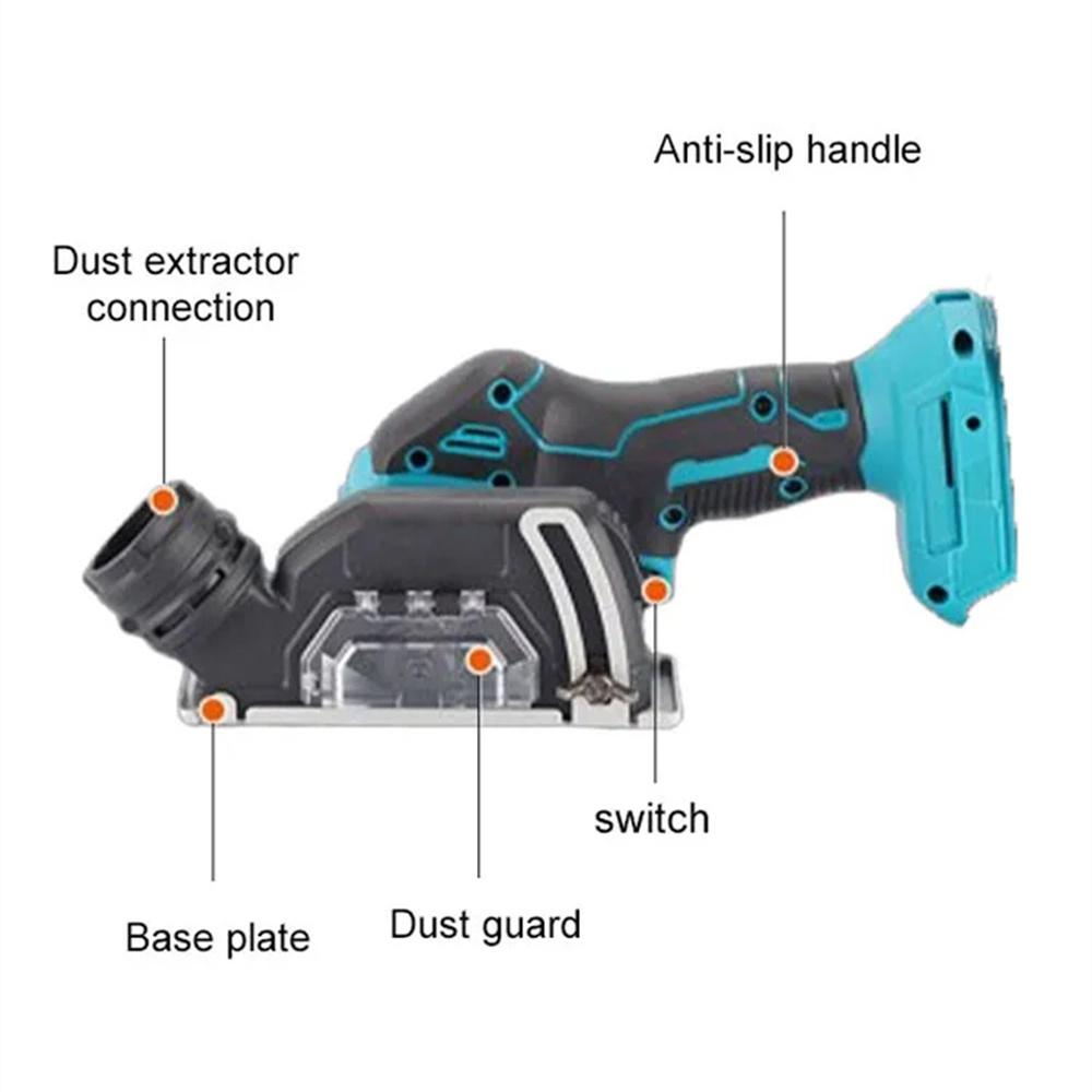 3" 20000RPM Cordless Angle Grinder Electric Grinding Tool For 18V Makita Battery