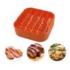 Silicone Air Fryer Basket Silicone Bacon Rack Air Fryer Grilling Pan for BBQ