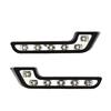 2 X Bright 6LED Super White Car Driving Lamp Fog 12V DRL Daytime Running Light