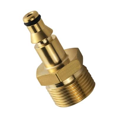 High Pressure Washer Adapter Quickly Connects Brasses Fitting For Garden Hose And Outdoor Cleaning Tools
