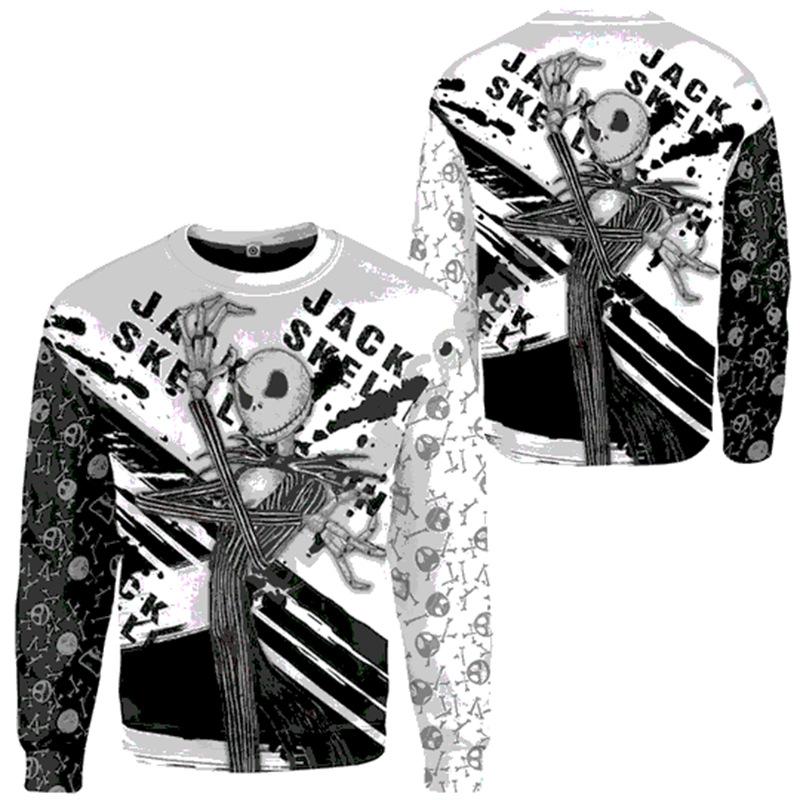 New Men's Round Neck Sweatshirt To Come and Flow Fashionable 3D Digital Tattoo Printed Top