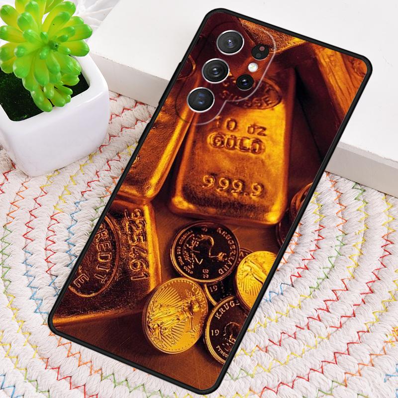 Switzerland Fine Gold TPU Phone Case For Samsung Galaxy note 10 pro S26 S25 S24 S23 S22 Ultra Plus S21 FE S20 Shockproof Cover