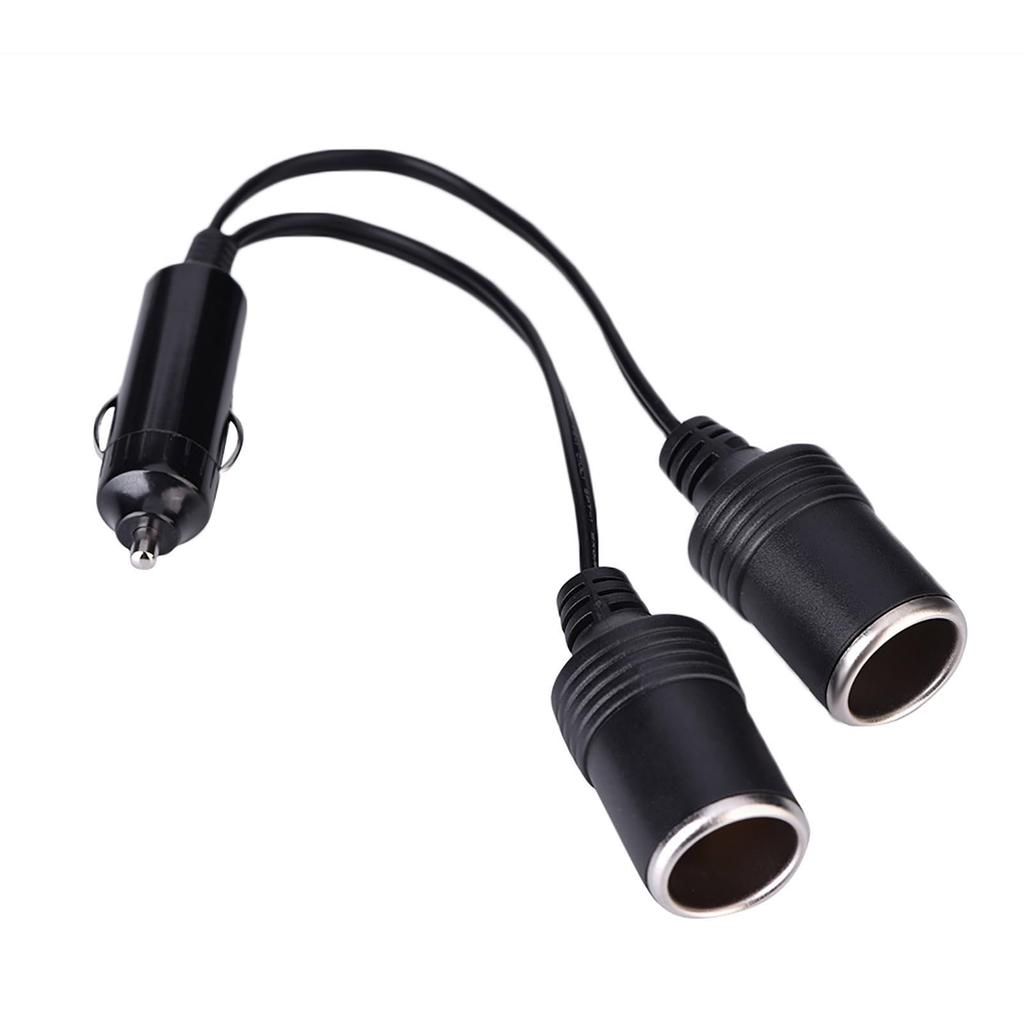 Cigarette Lighter Extension Cable, Dual Cigarette Lighter Socket Adapter, 24V Car Charger Plug