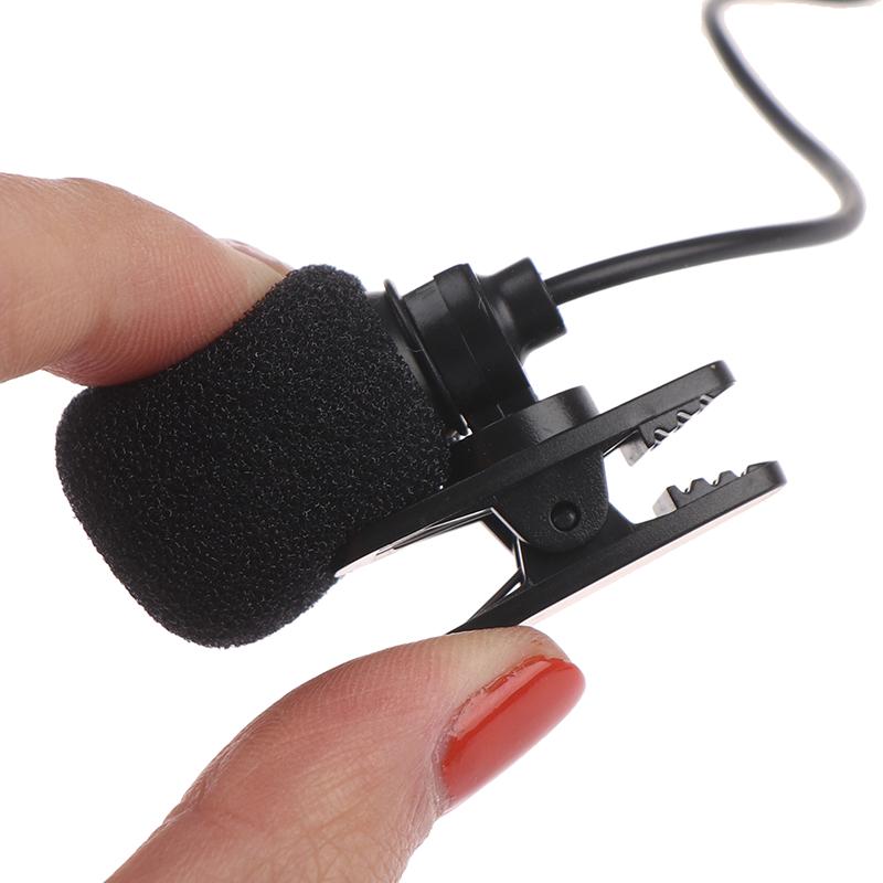 External 3.5Mm Mini Wired Clip-On Lapel Lavalier Microphone