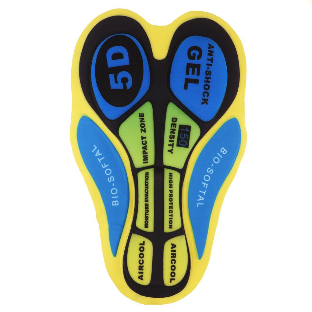 

Велосипедные шорты с гелевой подкладкой, Мягкая подкладка на сиденье Силиконовая подушка Противоударные шорты Основа для езды Ударопрочные велосипедные трусы с подкладкой