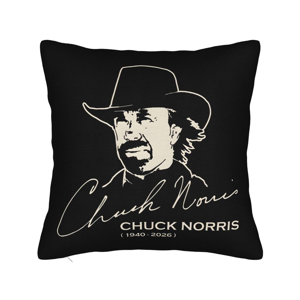 Approved Chuck Norris Square Pillow Cases Cushion Cover Customized Zipper Decor Pillowcase for Living Room xcm