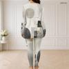 Women Plus Size Front Zip Long Sleeve Printed Longline Top Fitted Pants Two Piece Set
