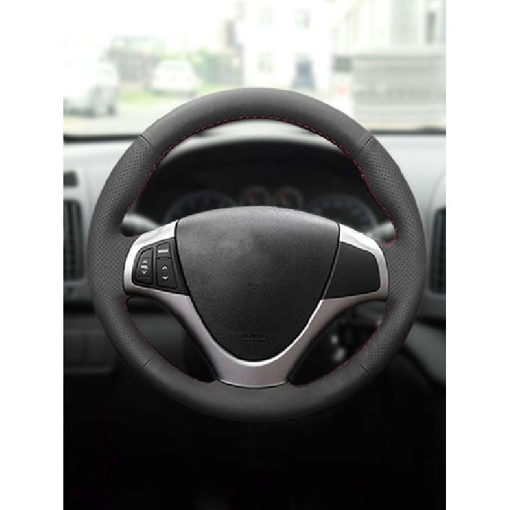 Leather Steering Wheel Cover For Hyundai i30 2009-2011 Elantra Touring 2010-2012
