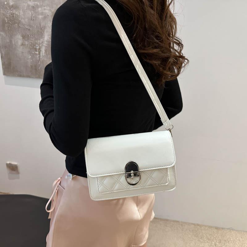 Stylish And Minimalist Square Bag For Women In Classic Black White And Brown Colors
