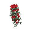 Maintenance Frees Faux Rose Garlands For Indoor Outdoor Decoration Artificial Florals Creeping Stem Accessories