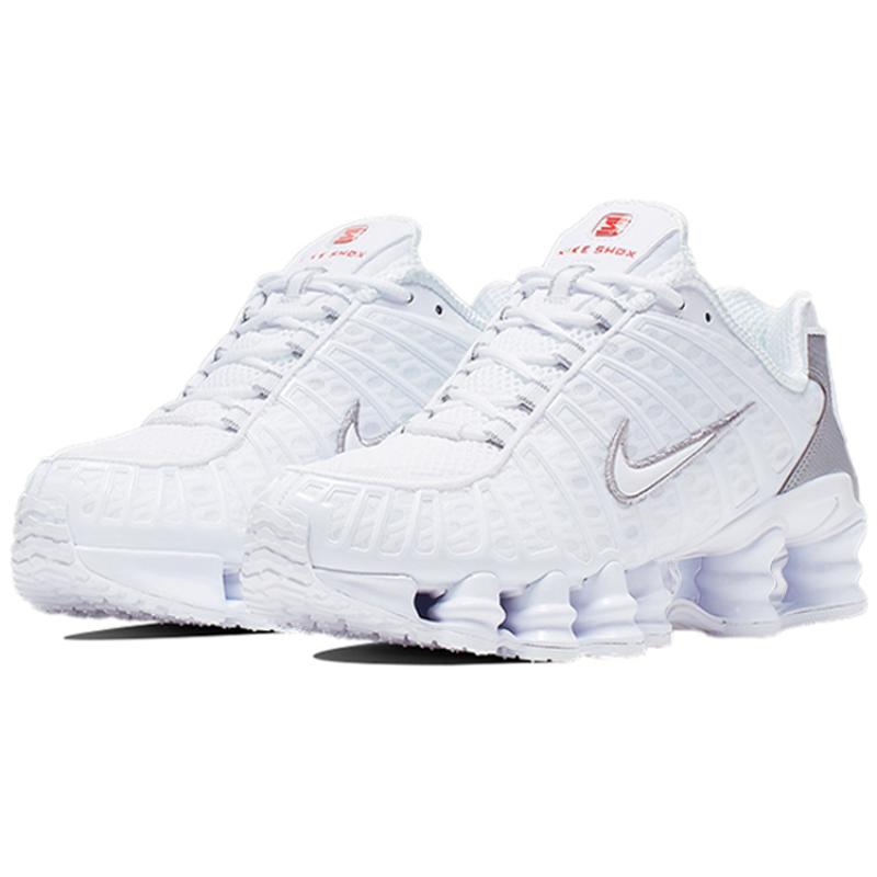 Nike Shox Tl 'White Silver' Women's Sneakers AR3566-100