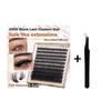 200pcs DIY Cluster Lashes 100D 200D D Curl 10-18mm MIX Length Very Soft Wearing Cluster Lash Cluster 200d