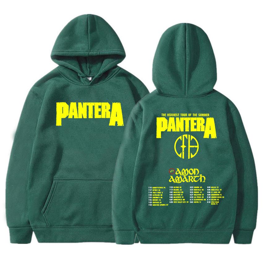 Pantera Heaviest Tour of The Summer Hoodies Langarm Grunge Sweatshirts Unisex Streetwear Herren Sudaderas Print