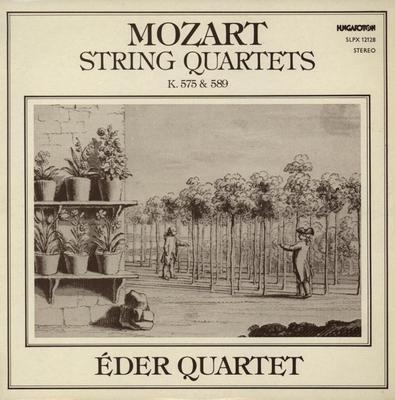 LP Record ÉDER QUARTET - Mozart, String Quartets K. 575 & 58 SLPX12128 HUNGAROTON 1982 Hungary Classical Used