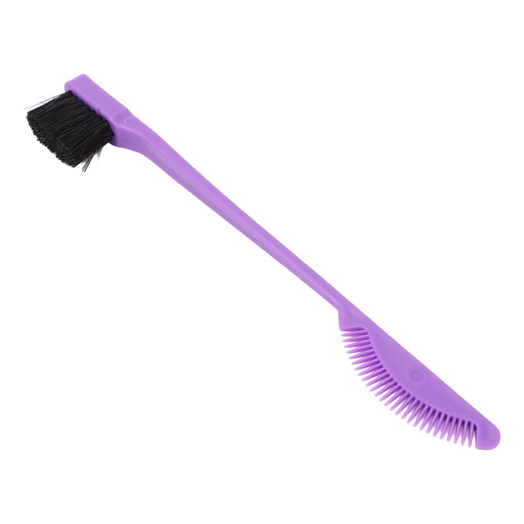 5Pcs Dual Edge Brush Comb Multifunctional Nylon Double Sided Eyebrow Comb for Home Hair Salon