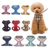 Durable Lattice Pet Harness Leash Set for Dogs 120cm Walking Exercise Vest Strap Traction Anti Lost Small Medium Dog Accessories