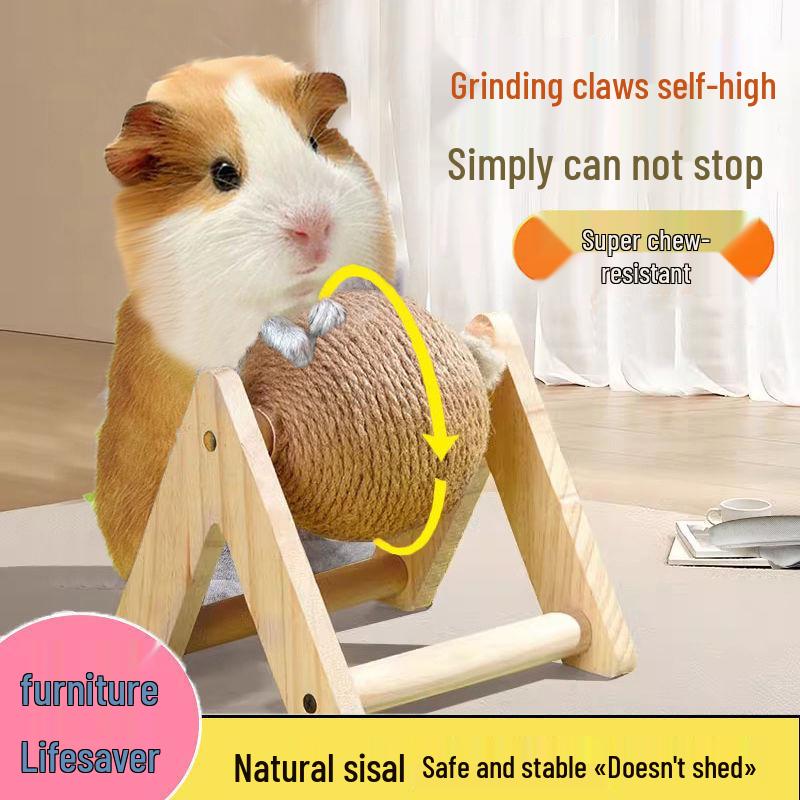 Guinea Pig & Small Animal Grinding Toys: Relieve boredom, grind teeth, nails for chinchillas, squirrels, rats, sugar gliders.