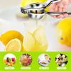 Professional Manual Citrus Juicer - Heavy-Gauge Anti-Rust Stainless Steel, Ergonomic Lemon Lime Squeezer for Kitchen & Bar