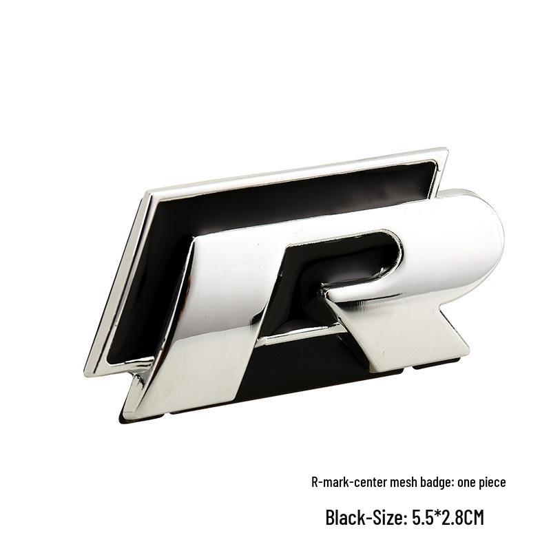 Compatible avec Volkswagen R-line: Autocollant Grille Métallique pour Modèle Dazhong Rline